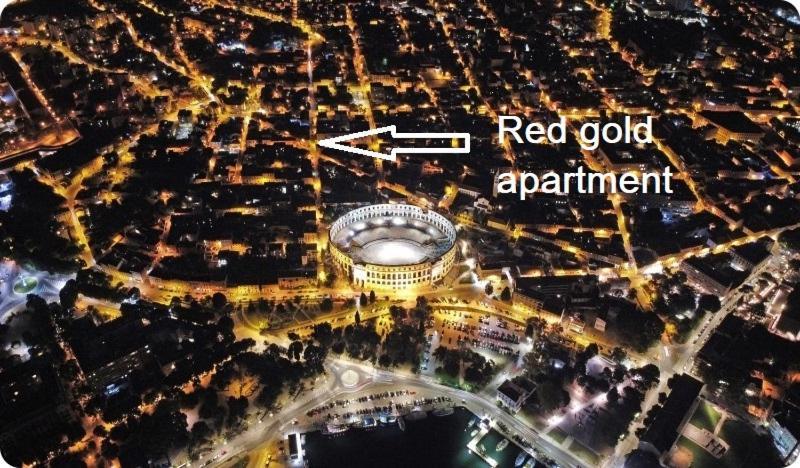 Red Gold Apartment Pula Bagian luar foto